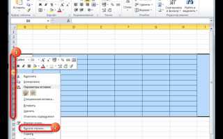Как перечеркнуть ячейку в excel