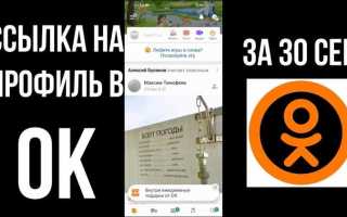 Как посмотреть ссылку на профиль в одноклассниках