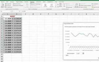Как построить график в excel по точкам