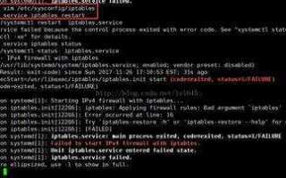 Как отключить iptables centos 7