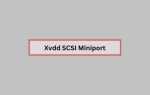 Xvdd scsi miniport требуется перезагрузка что это