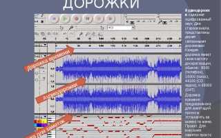 Audacity как растянуть дорожку