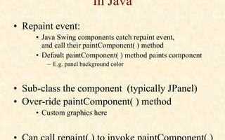 Paintcomponent java что это