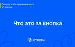 За что отвечает данная кнопка