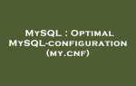 My cnf mysql где находится