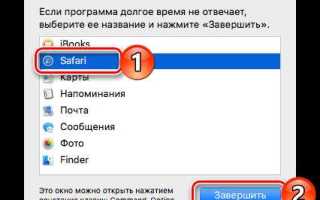 Как открыть диспетчер задач на мак