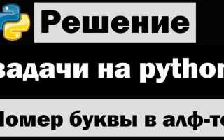 Как проверить что символ буква python