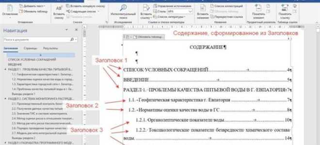 Символ разметки заголовков в word как выглядит