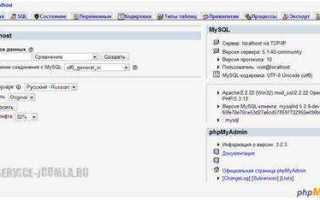 Phpmyadmin как добавить столбец