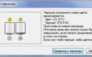 Как проверить сколько краски в принтере фантом