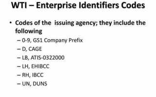 Enterprise code что это