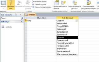Одинарное с плавающей точкой access что это