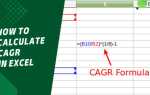 Как посчитать cagr в excel
