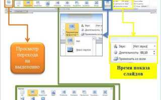 Переход трансформация в powerpoint 2016 как добавить