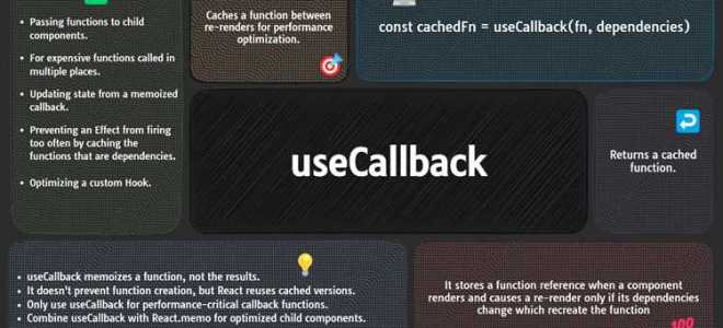 Usecallback hook react зачем