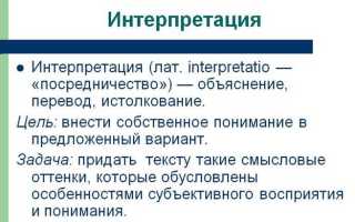 Что такое интерпретация в программировании