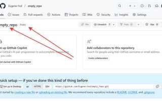 Как поделиться ссылкой на репозиторий github