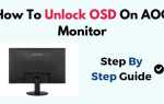 Osd lockout на мониторе как убрать