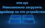 Ene sys что за драйвер