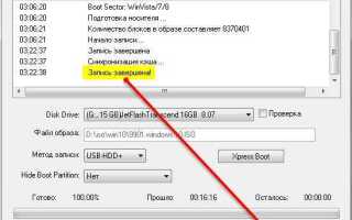 Как записать образ img на флешку