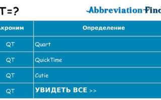 Qt это что в программировании