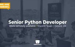 Senior python developer что это