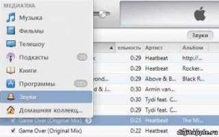 Почему в itunes нет вкладки программы