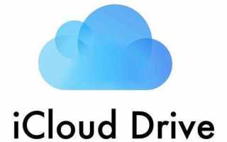 Icloud drive что это на айфоне