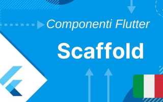 Scaffold flutter что это