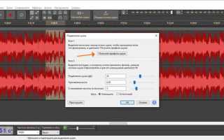 Audacity как убрать свистящие звуки