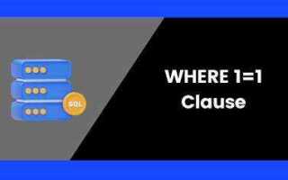 Where 1 1 sql зачем