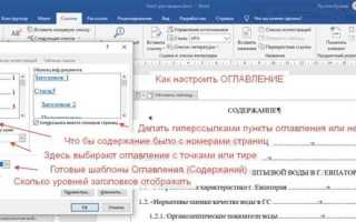 Элементы оглавления не найдены что делать