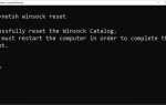 Netsh winsock reset что за команда
