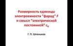 Эпсилон 0 в чем измеряется