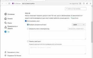 Как включить тор в brave