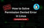 Permission denied termux что делать