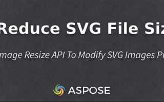 Как уменьшить размер svg