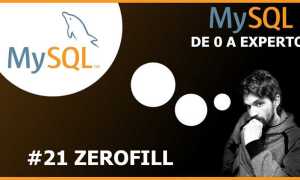 Zerofill mysql что это