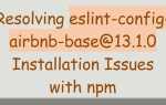 Eslint config airbnb base как установить