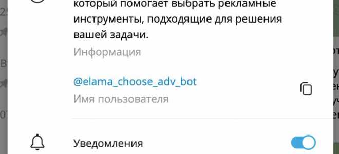 Как обновить бота в телеграм