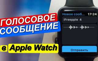 Как включить диктовку на эппл вотч