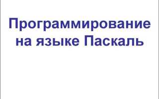 Как выглядит знак присваивания в языке программирования паскаль