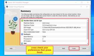 Как установить archlinux на virtualbox