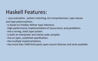 Haskell для чего нужен