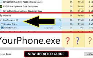 Yourphone exe что это