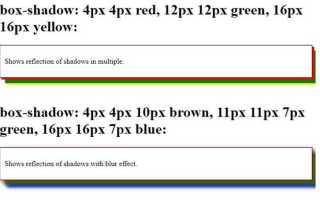 Box shadow css что это