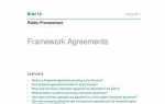 Framework agreement что это