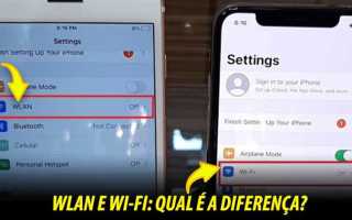 Что такое wlan на айфоне