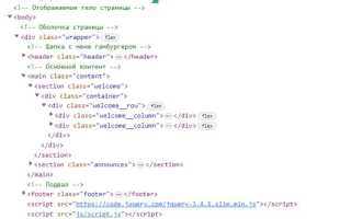 Как называются команды в html