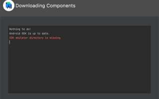 No android sdk found что делать
